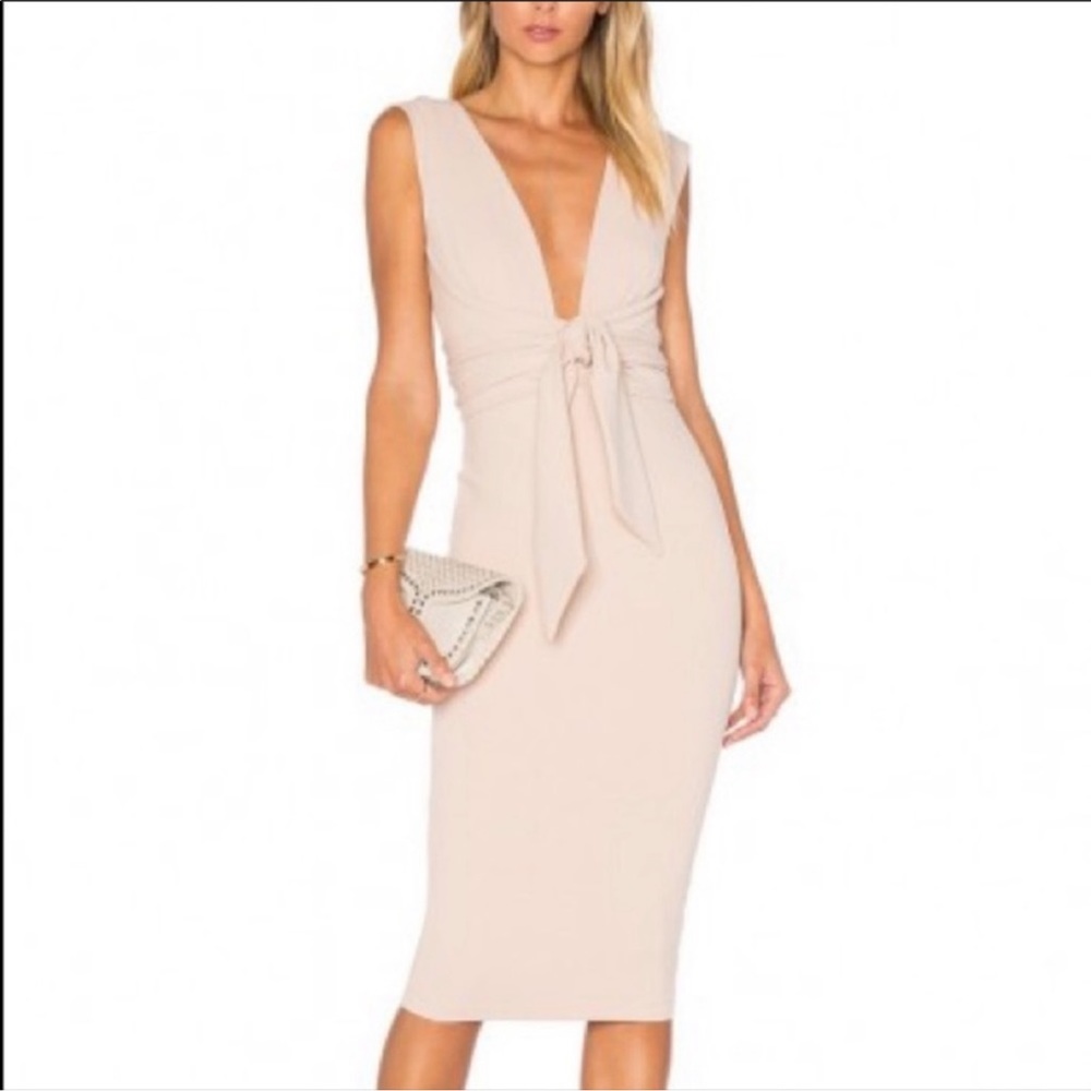 Nookie beige midi dress size large
